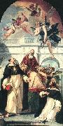 RICCI, Sebastiano St Pius, St Thomas of Aquino and St Peter Martyr USA oil painting artist